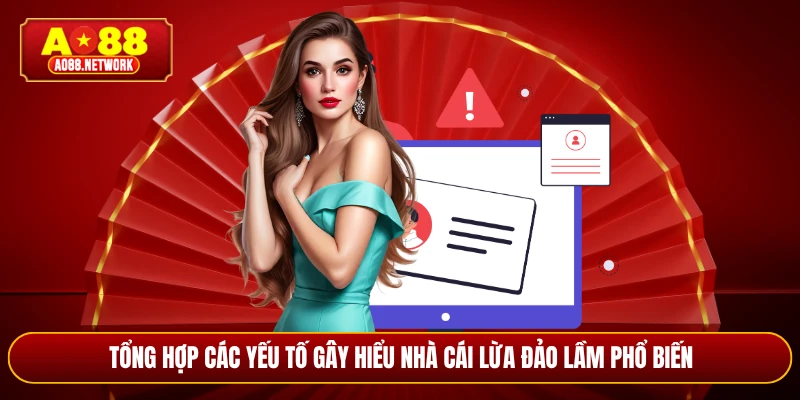 Tổng hợp các yếu tố gây hiểu nhà cái lừa đảo lầm phổ biến